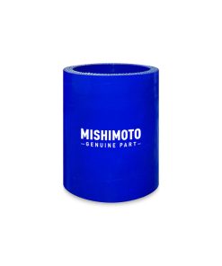 Alternative view of Mishimoto 3.5 Inch Straight Coupler - Blue