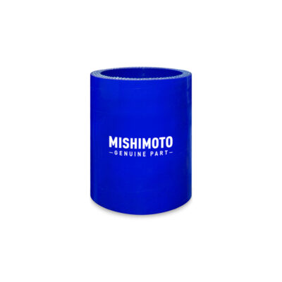 Alternative view of Mishimoto 1.25 Inch Blue Straight Coupler