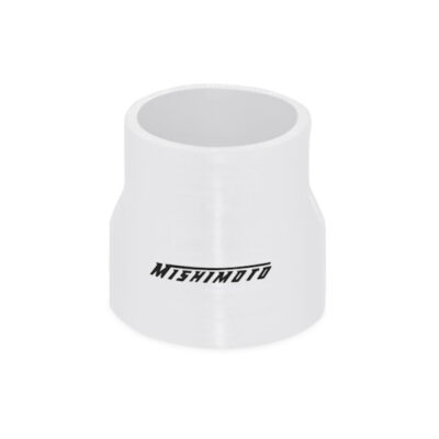 Alternative view of Mishimoto 2.5in. to 3in. Transition Coupler White