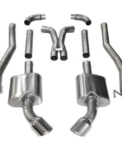 Corsa 10-15 Chevrolet Camaro SS 6.2L V8 Manual Polished Xtreme 3in Cat-Back
