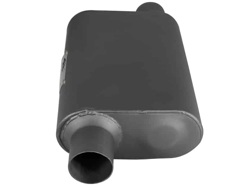 aFe Scorpion Replacement Alum Steel Muffler 2-1/2in In/Out Baffled Offset/Offset 13inL x10inW x4inH - Image 2