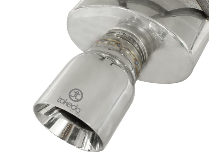 aFe Takeda Exhaust Axle-Back 06-11 Honda Civic Si L4 2.0L 2.5in 304 Stainless Steel - Image 7