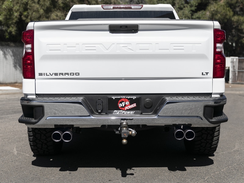 aFe Vulcan Series 3in-2-1/2in 304 SS Cat-Back 2019 GM Silverado / Sierra 1500 V8-5.3L w/ Black Tips - Image 9