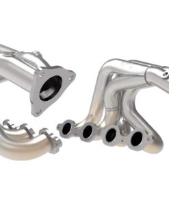aFe Twisted 304SS Header 2020 Chevy Corvette (C8) 6.2L V8 - Brushed