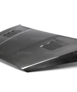Alternative view of Seibon 15-16 Ford Focus TS-Style Gloss Finish Carbon Fiber Hood