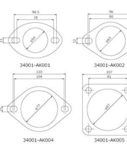 HKS Gasket 85mm Universal EX (2pcs)