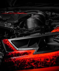 Alternative view of Eventuri Audi RS3 Carbon Headlamp Race Ducts for Stage 3 Intake
