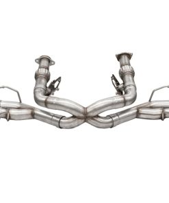 Corsa 2020 Corvette C8 3in Xtreme Cat-Back Exhaust 4.5in Pol Quad Tips - Deletes stock AFM Valve