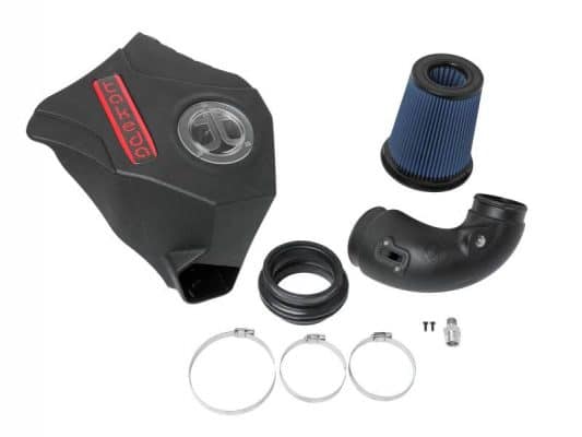 Alternative view of aFe Takeda Momentum Pro 5R Cold Air Intake System 20-21 Toyota Supra L6-3.0L (T) B58