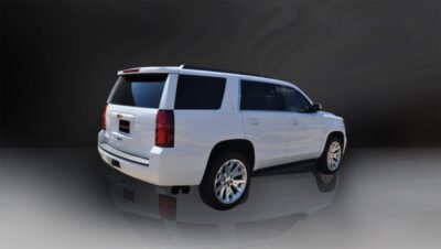 Alternative view of Corsa Cat Back Exhaust, Sport, 3in, Single Side Twin Black 4in Tips, 2015 Chevy Tahoe/GMC Yukon