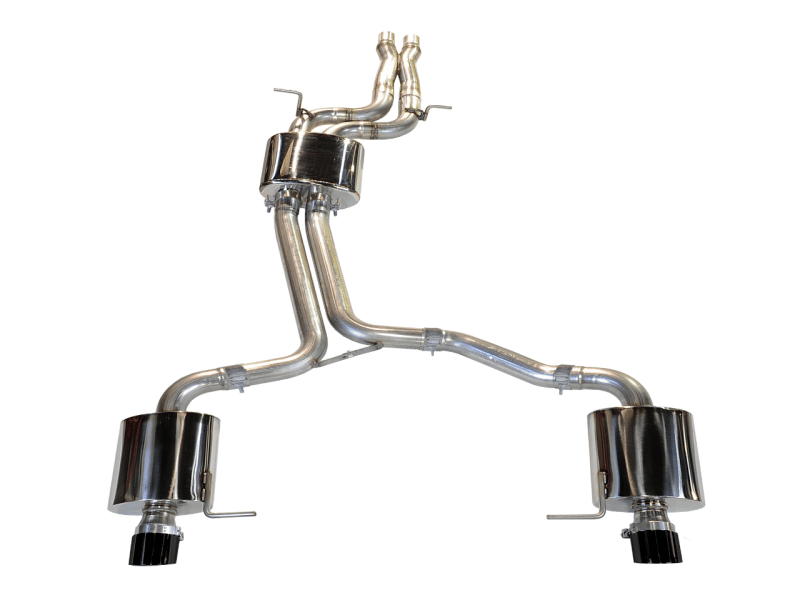 AWE Tuning Audi 8R Q5 3.0T Touring Edition Exhaust Dual Outlet Diamond Black Tips - Image 4