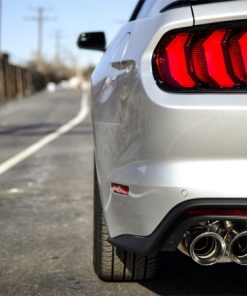 Alternative view of Corsa 2018+ Ford Mustang GT Fastback 5.0L 3in Sport Axle-Back Exhaust w/ 4in Black Tips