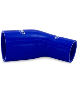 Alternative view of Mishimoto Silicone Reducer Coupler 45 Degree 2in to 3in - Blue