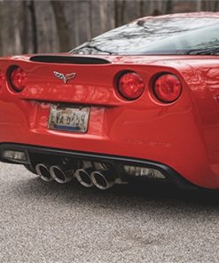 Alternative view of Corsa 06-13 Chevy Corvette C6 Z06 7.0L / 09-13 ZR1 6.2L Polished AxleBack Exhaust w/4.5in Twin Tips