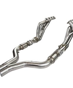 Alternative view of Kooks 06-15 Dodge Charger SRT8 1 7/8in x 3in SS Headers w/ Catted SS Connection Pipes