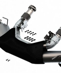 Alternative view of Borla 2020 Chevrolet Corvette C8 6.2L S-Type Exhaust System Dual Round A/C Tips 4inx 4.75in