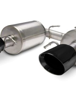 Corsa 05-07 Cadillac STS 4.6L 2.5in Axle-Back Dual Rear w Single 4in Black Pro-Series Tips