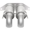 SOUL 14-19 Porsche 991.1 / 991.2 GT3 Bolt-On Resonated Turn Down Exhaust Tips