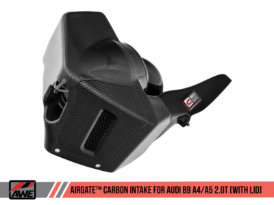 Alternative view of AWE Tuning Audi B9 A4/A5 2.0T Quattro Carbon Fiber AirGate Intake w/ Lid