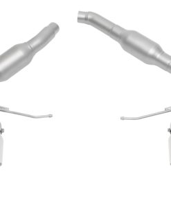 SOUL 14+ Porsche Macan 3.0 / 3.6T Resonated Muffler Bypass Exhaust - 4in Strght Cut Pol. Chrome Tips