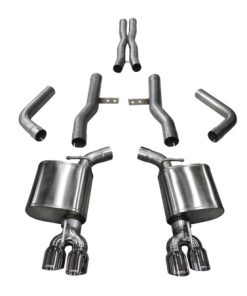 Corsa 17-18 Dodge Challenger 5.7L V8 Xtreme Cat-Back Dual Rear Exit w/3.5in Polished Tips