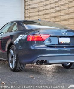Alternative view of AWE Tuning Audi B8 A5 3.2L Touring Edition Exhaust System - Quad 90mm Slash Black Tips