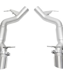 SOUL 12-18 BMW F06 / F12 / F13 M6 Resonated Muffler Bypass Exhaust - 3.5in Slash Cut Brushed Tips