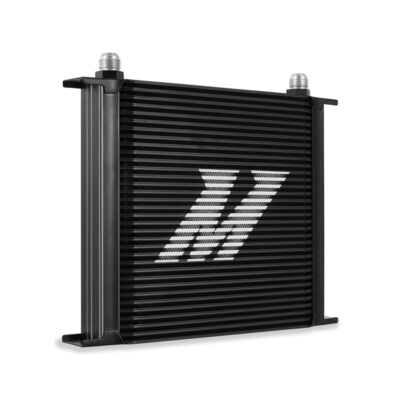 Alternative view of Mishimoto Universal 34 Row Oil Cooler - Black