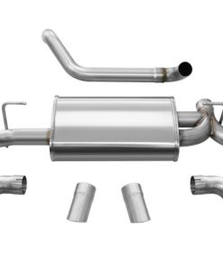 Alternative view of Corsa 18+ Jeep Wrangler JL 2.5in Dual Rear Turn Down Exit Sport Axle-Back Exhaust