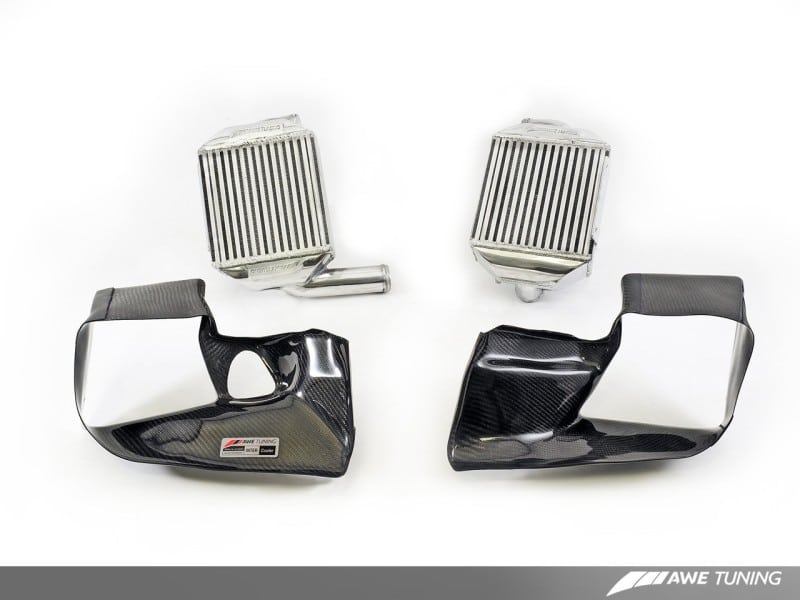 AWE Tuning Audi 2.7T Performance Intercooler Kit - w/Carbon Fiber Shrouds - Image 2
