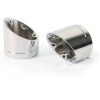Remus 2021+ BMW R 18 (Euro 5) Slash Cut V1 End Cap - Silver (Pair)
