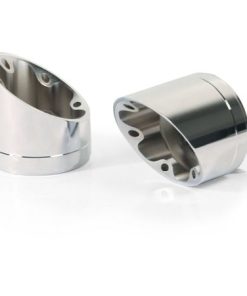 Remus 2021+ BMW R 18 (Euro 5) Slash Cut V1 End Cap - Silver (Pair)