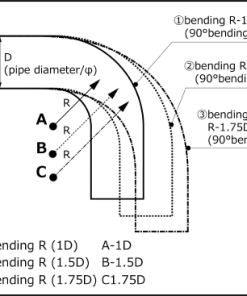 HKS Universal Aluminum Bend - 70mm - 60 Deg -1.5D