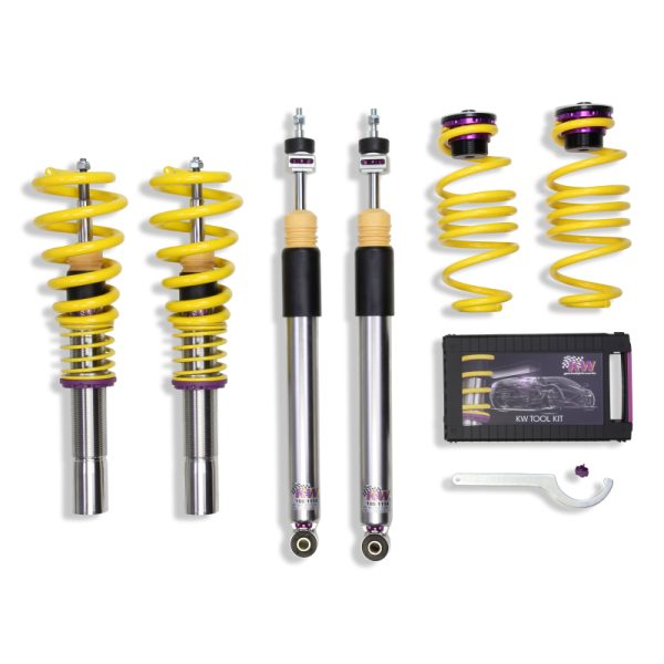 Alternative view of KW Coilover Kit V3 Audi A4 S4 (8K/B8) w/o electronic dampening controlSedan FWD + Quattro