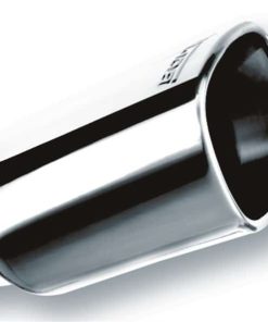 Alternative view of Borla 2.25in Inlet 3.28in x 3.5in Square Rolled Angle Cut x 7.88in Long Exhaust Tip