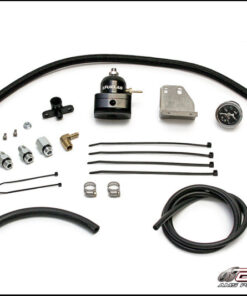 AMS Performance 08-15 Mitsubishi EVO X Fuel Pressure Regulator Kit - Black