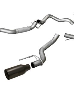 Corsa 2017 Ford F-150 Raptor 3.5L Sport Cat-Back Dual Rear Exit w/ 5in Matte Black Tip