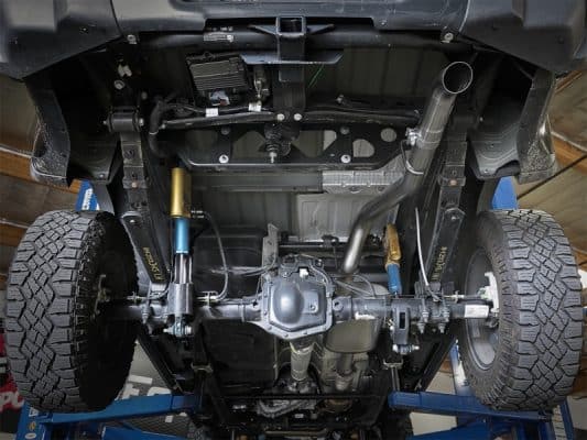 Alternative view of aFe MACH Force-Xp Hi-Tuck 3in. 409 SS C/B Exhaust 15-18 GM Colorado/Canyon L4-2.5L/V6-3.6L - Raw Tip