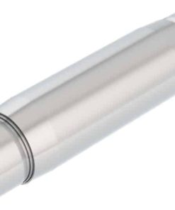 Alternative view of Borla CrateMuffler Resonator Option 3in Center/Center 3.5in Round x 10in - Null Sound Center/Center