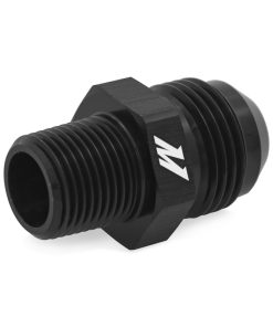 Alternative view of Mishimoto Aluminum -10AN to 3/8 NPT Fitting - Black