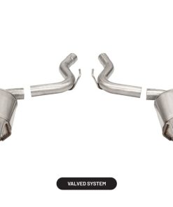 Corsa 2015-2020 Ford Mustang GT350/R 5.2L V8 Dual Rear Axle-Back- Stainless Dual Rear Exit