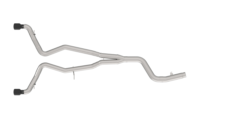 Kooks 2020 Toyota Supra 3.5in x 3in SS Muffler Delete Catback Exhaust w/Black Tips - Image 3