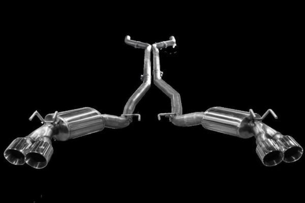 ARH 2012+ Chevy Camaro ZL1/Z28/1LE 3in x 3in Catback w/ Polished SS Quad Tips (For ARH Long System)