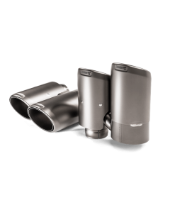 Akrapovic 2018+ Porsche Cayenne V6 (536) Tail Pipe Set (Titanium)