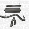 Corsa 14 GMC Sierra/Chevy Silv 1500 Reg. Cab/Long Bed 5.3L V8 Polished Sport Single Side CB Exhaust