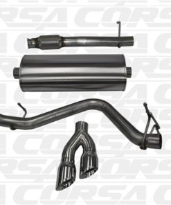 Corsa 14 GMC Sierra/Chevy Silv 1500 Reg. Cab/Long Bed 5.3L V8 Polished Sport Single Side CB Exhaust
