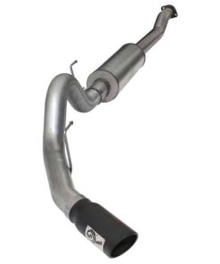 aFe MACHForce XP SS Exhaust 4in Cat-Back w/ Black Tip 2015 Ford F-150 EcoBoost V6 2.7/3.5Ltt