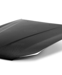 Alternative view of Seibon 06-07 Subaru WRX/STi RS style carbon fiber hood