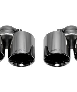 SOUL 09-11 Porsche 997.2 Carrera Bolt On Exhaust Tips - Black Chrome