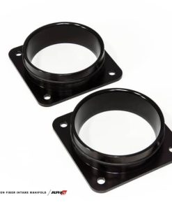 AMS Performance 2009+ Nissan GT-R R35 Stock Throttle Body Adapters for Carbon Intake Manifold